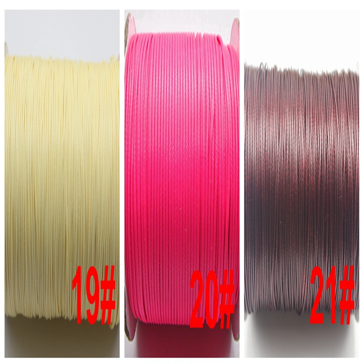 186Yards Korean Waxed Cord String Thread 1mm for Bracelet Necklace Various Color