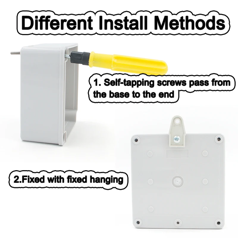 Outdoor Junction Box Housing Waterproof Box Plastic Enclosure Electronic Project Instrument Case Electrical Box Assemble