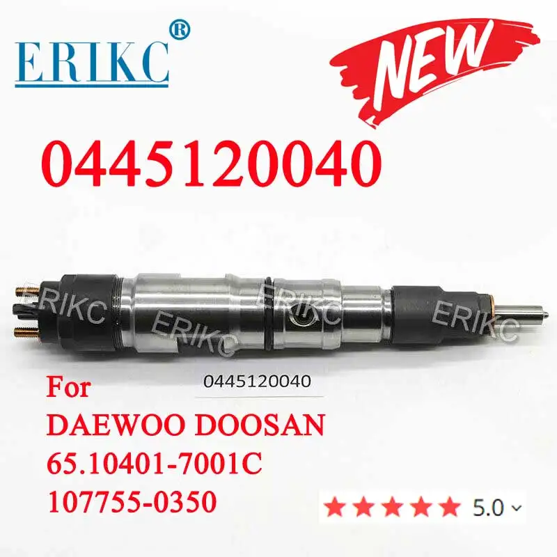 

0 445 120 040 Diesel Fuel Injector 0445120040 Common Rail Injection 0445 120 040 For DAEWOO DOOSAN 6510401-7001 107755-0350