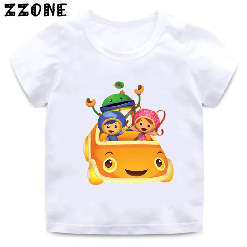 Team Umizoomi Bot Milli Geo Cartoon Kids T-Shirt Funny Baby Girls Clothes Boys T shirt Summer Short Sleeve Children Tops,HKP5442