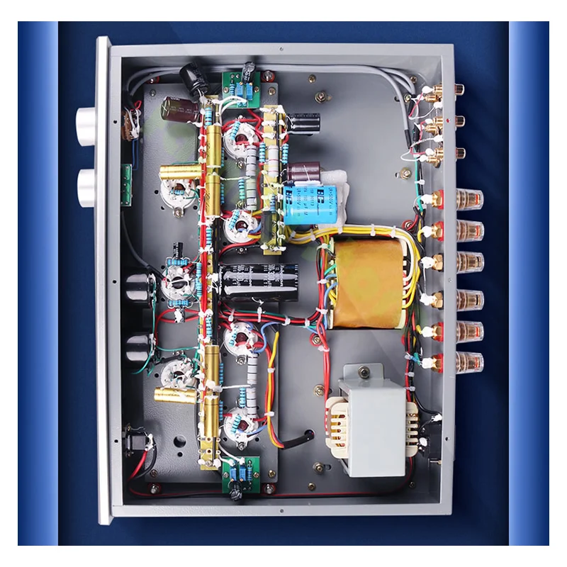 Hot selling quality 88dB KT88-K3 high-power push-pull amplifier, output power 45W×2,frequency response 18Hz--35KHz,distortion 1% image 5