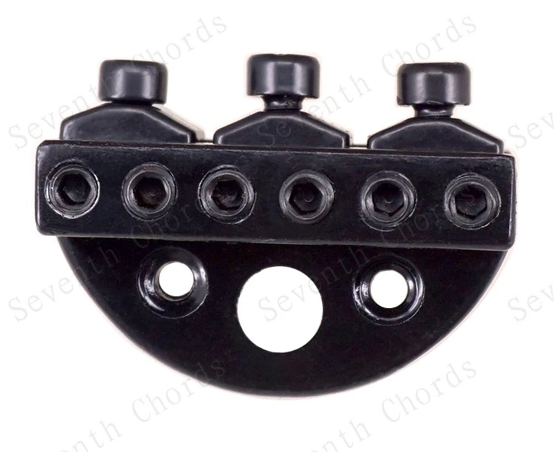 Ein Set schwarze Gitarren-Sicherungsmuttern für kopflose E-Gitarren, Zubehörteile für Musikinstrumente – Detail 4