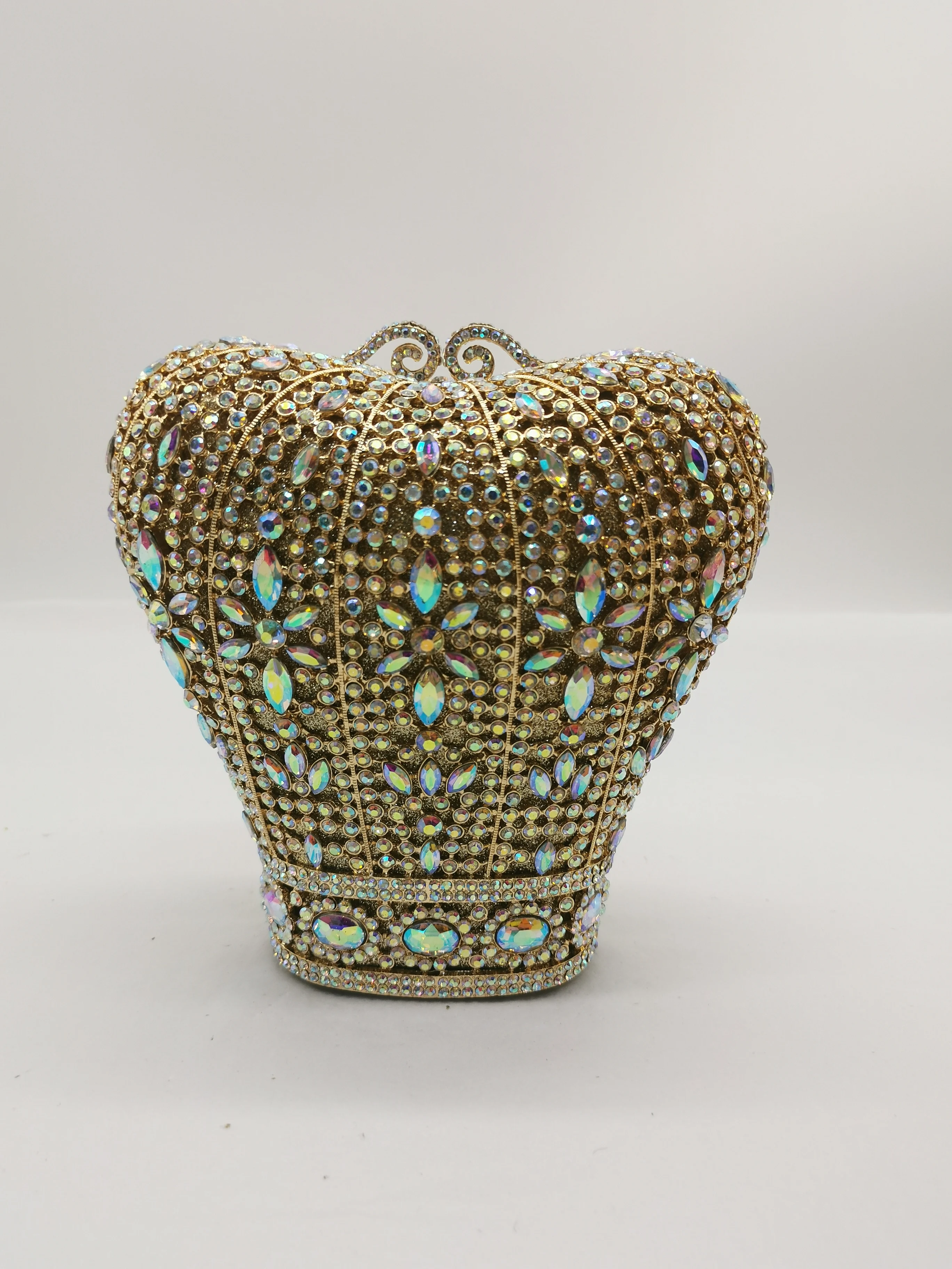 

XIYUAN вечерний клатч с драгоценными камнями, вечерние сумки с кристаллами, женские новые великолепные кошельки с короной, уникальный клатч с бриллиантами, сумка для свадебной вечеринки