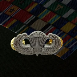 U.S. Army Metal Parachute ACU Skill Badge Pin