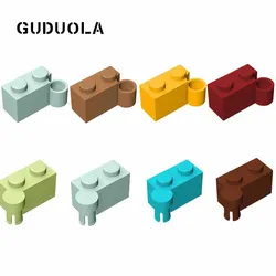 Guduola Hinge Brick 1x4 Base 3831+Hinge Brick 1x4 Top 3830 MOC Building Block DIY Eeducation Toys Small Particle Parts 10pcs/LOT