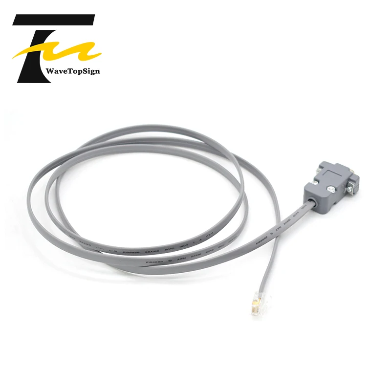 WaveTopSign RJ11 6P6C Testa Di Cristallo per RS232 Porta Seriale Femminile DB9 Cavo Adattatore
