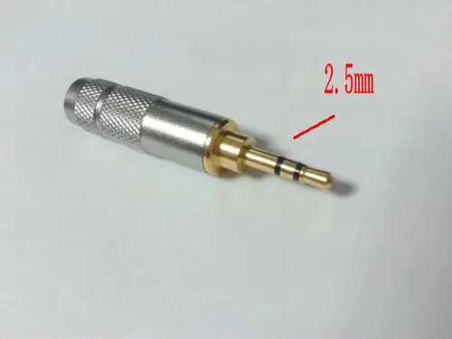 

50 шт/партия 2,5 мм стерео мужские наушники динамик кабель DIY новый