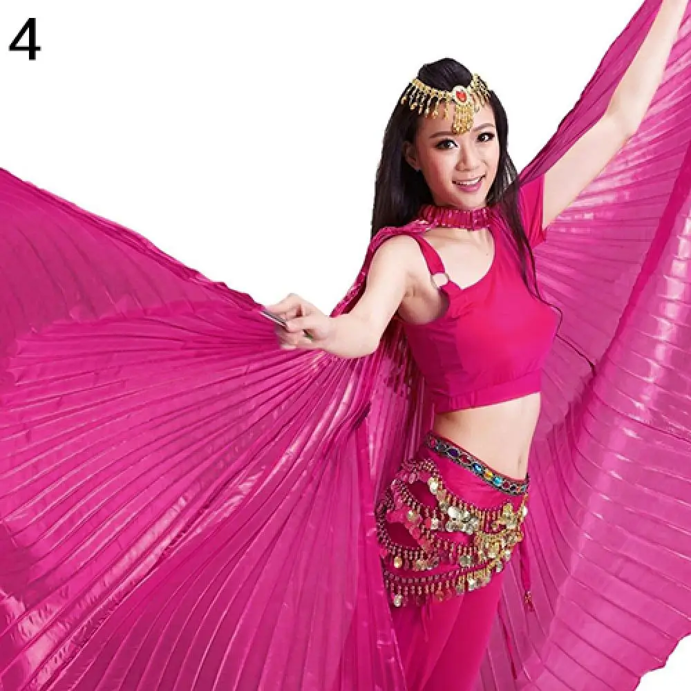 Women Fashion Egyptian Egypt Belly Dance Professional Costume Isis Wing