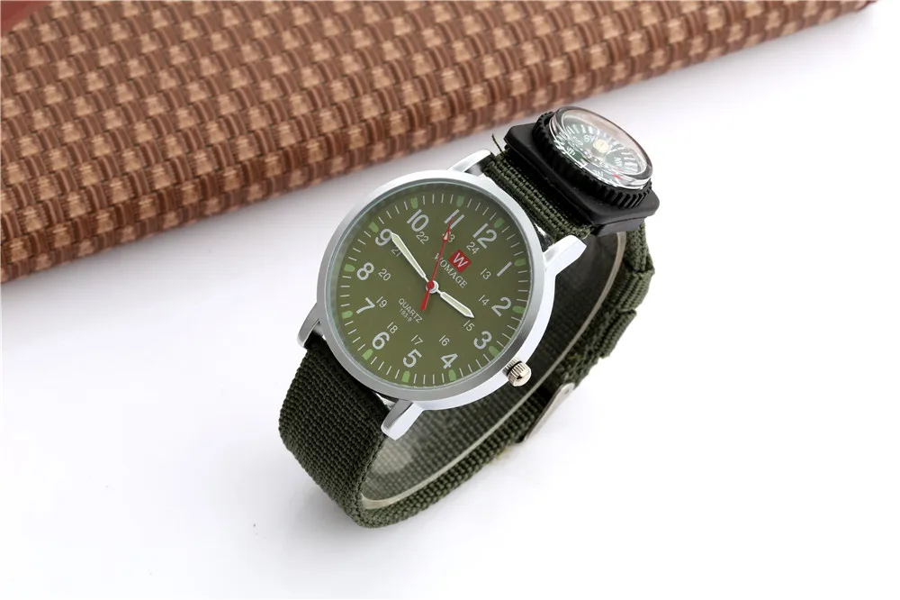 WOMAGE Children Watches Men Boys Fashion Sports Fabric Band Watch Children\'s Watches Quartz Wristwatches relogio masculino