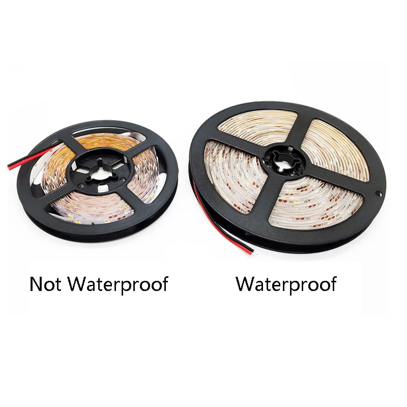 5m 10m listwy RGB LED light 60 leds/m SMD 2835 biały ciepły biały czerwony zielony niebieski pasek LED 12V wodoodporna elastyczna taśma liny pasek