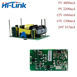 Hi-Link 220V/110V to 5V/9V/12V/15V/24V 20W step down power transformer AC DC converter module Open Frame for led lighting