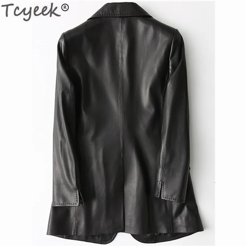 

Real Leather Jackets Women Ladies Elegant Clothes Natural Sheepskin Coat Female Genuine Leather Spring Outwear LWL1430