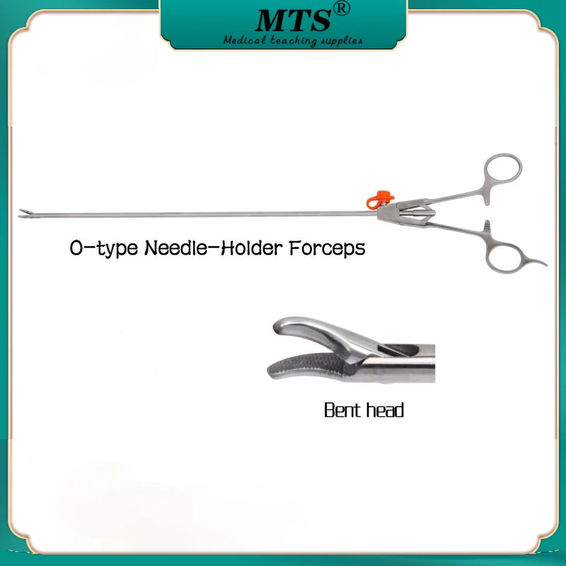 

Medical Surgical Laparoscopic V-type Needle Holder Forceps Endoscope surgery Instrument reusable medical traumatic pistol