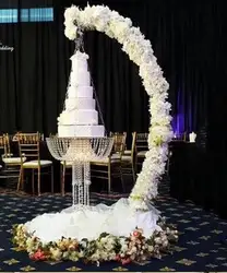 Hanging cake swing wedding moon arch decoration