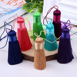 5pcs/lot 5cm Tassels Hanging Rope Fat Silk Tassels Trim for Crafts DIY Jewelry Findings Home Decor Sewing Curtains Accessories