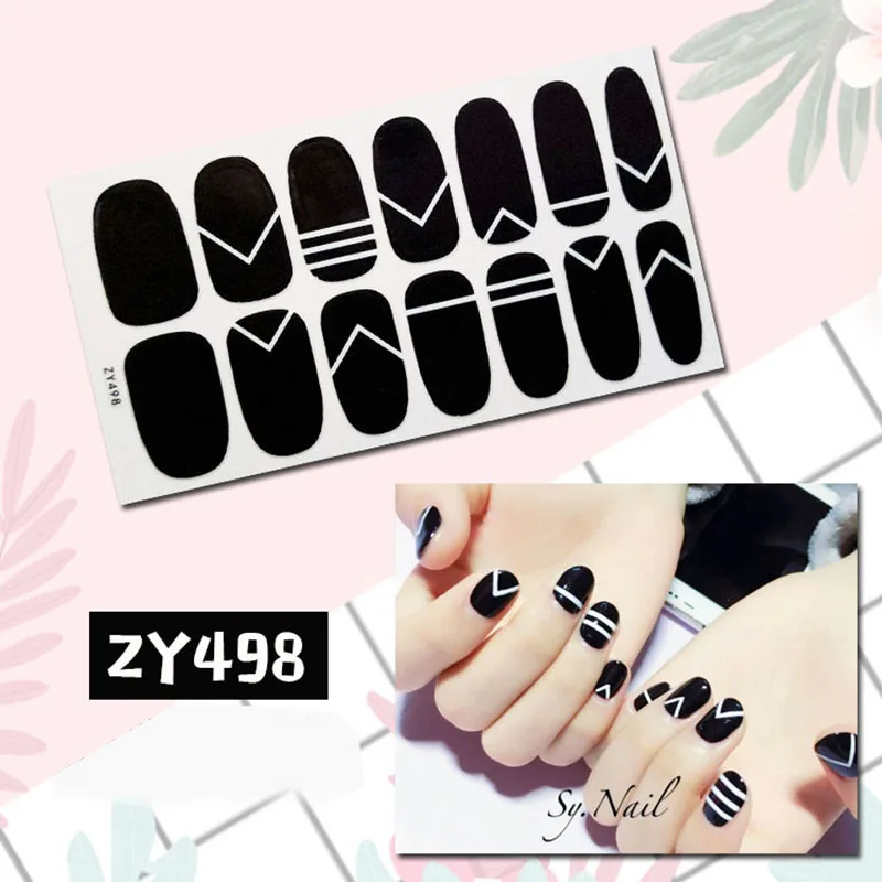 Cute and simple Nail stickers, powder nail stickers, All stickers are waterproof and durable