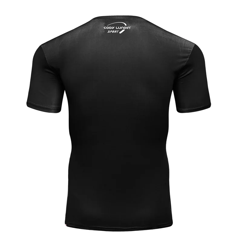 2022 Compression t shirt Men 3D Printed T-shirts Short Sleeve Cosplay Fitness Body Building Male Workout Tops