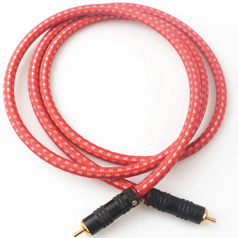 fever grade silver-plated coaxial cable / subwoofer cable Specifications: 1m / 1.5m / 2m/ 3m / 5m