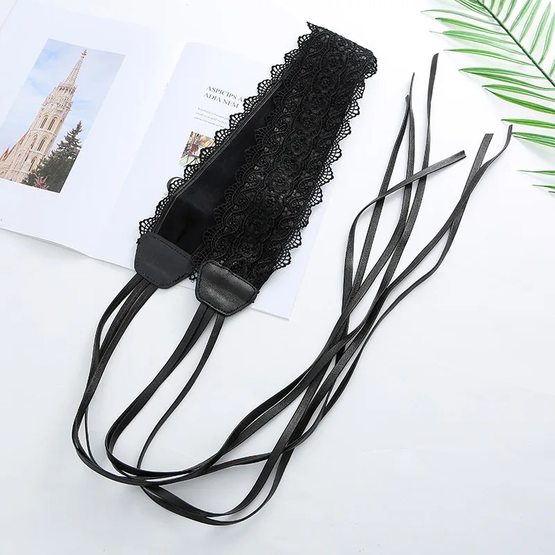 Wide Corset Lace Belt Female Self Tie For Women leather lace belt Ladies Wide Waistband