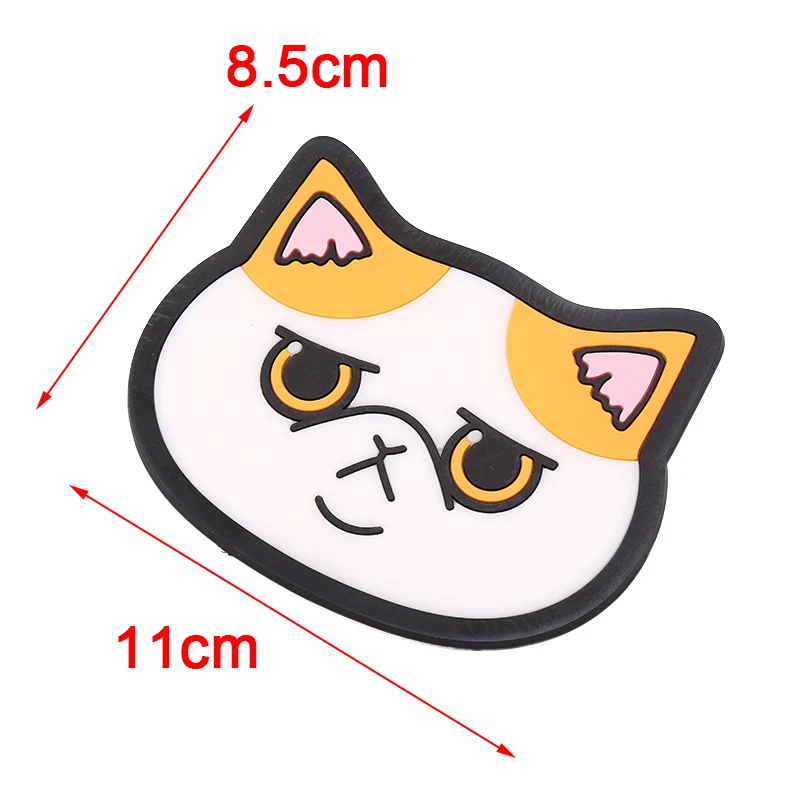 1PC Cartoon Cat Kitchen Tableware Mats Silicone Waterproof Table Placemat Heat Insulation Non-Slip Bowl Pads Coffee Coasters