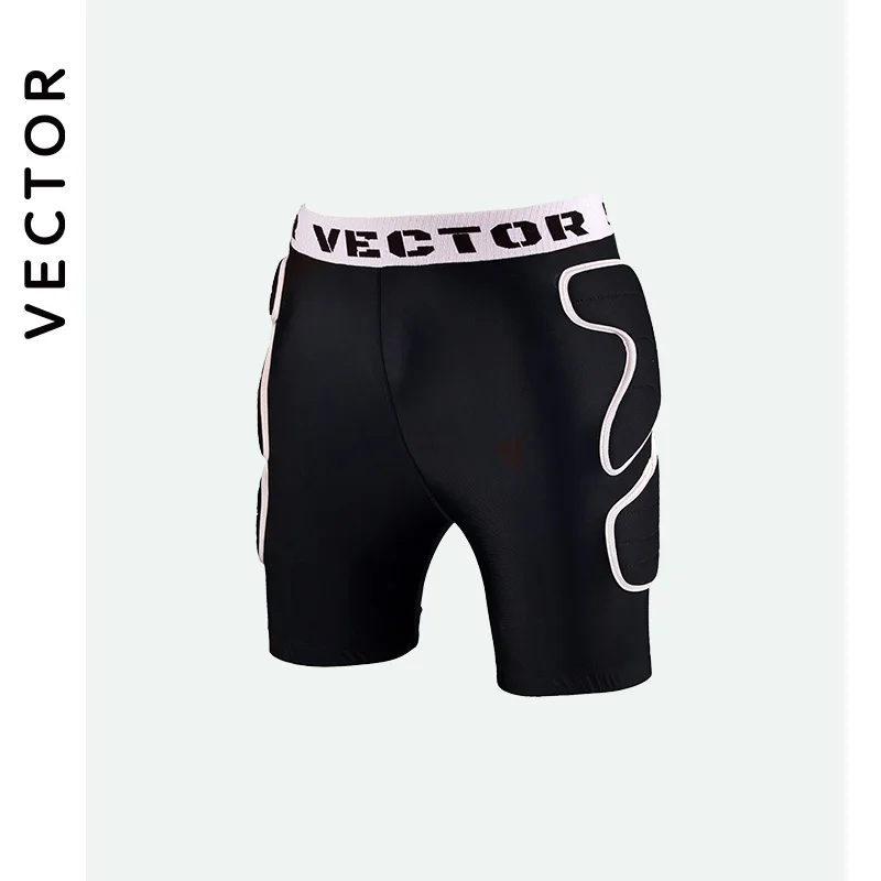 VECTOR – Short de sport unisexe, Protection des hanches, des fesses, pour moto, patins de Ski, rembourré, genouillères