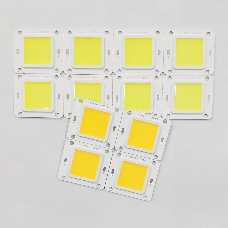 LED Chips Square Integrated 4640 Chip Spotlight Floodlights Outdoor High Power 20W30W 50W 60W 70W DIY Lamp Beads Bulb Matrix COB