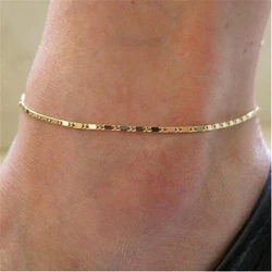 Grzywny Sexy Anklet bransoletka na kostkę Cheville boso sandały biżuteria na stopy nogi łańcuszek na stopę Pulsera Tobillo dla kobiet Halhal