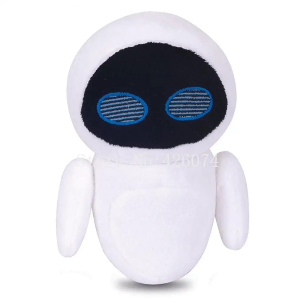 New Eve White Robot Plush For Boys Girls Mini 10CM Kids Stuffed Toys Children Gifts