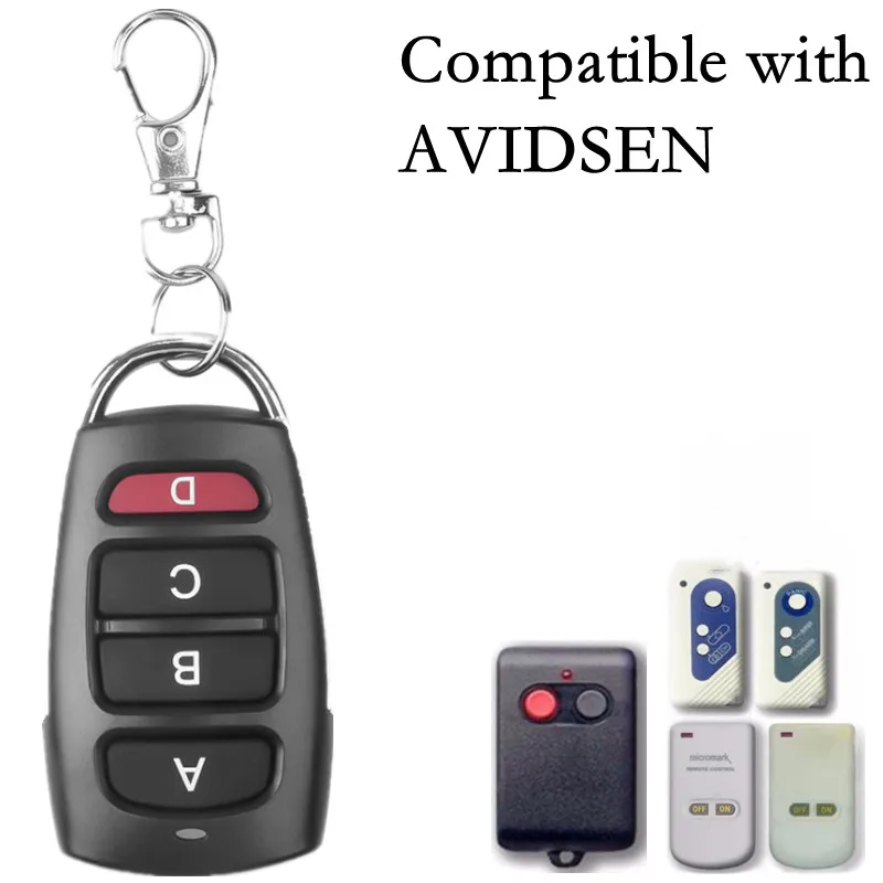 AVIDSEN Remote Control AVIDSEN 100400 104505 100500 400600 104251 104250 OLD 104257 104350 Fixed Code 433.92MHz Gate Door Remote