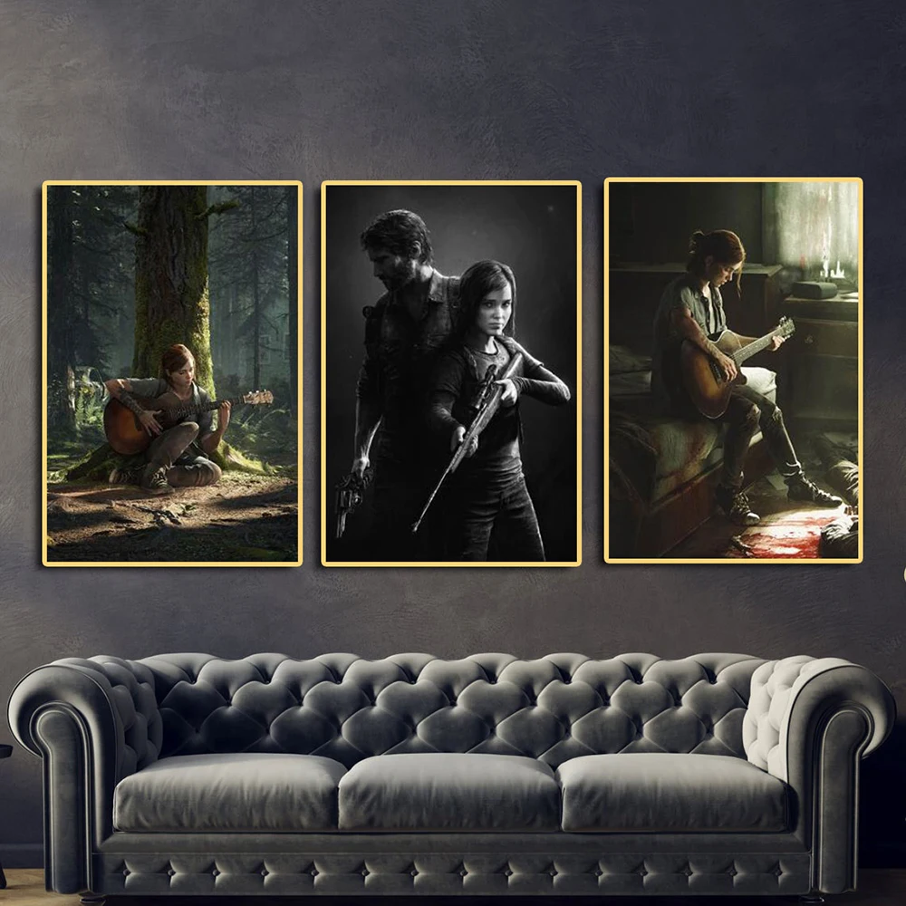 The Last of Us Game  Canvas Paintings Zombie Survival Horror Action Poster and Prints Wall Art Picture for  Room Cuadros Decor