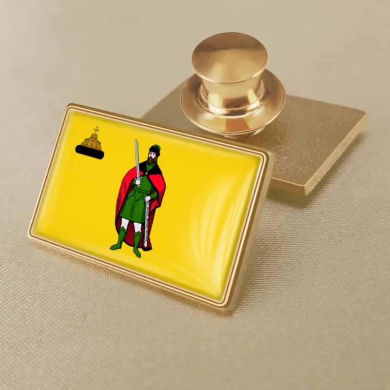 Ryazan Oblast of Russian Federation Flag Lapel Pins Broochs Badges