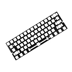 60% 61 GK61 Brass Alu Plate Steel Brass Anodized Plate Mounted Stabilizers PCB For GH60 PCB GK61X GK61XS Mechanical Keyboard