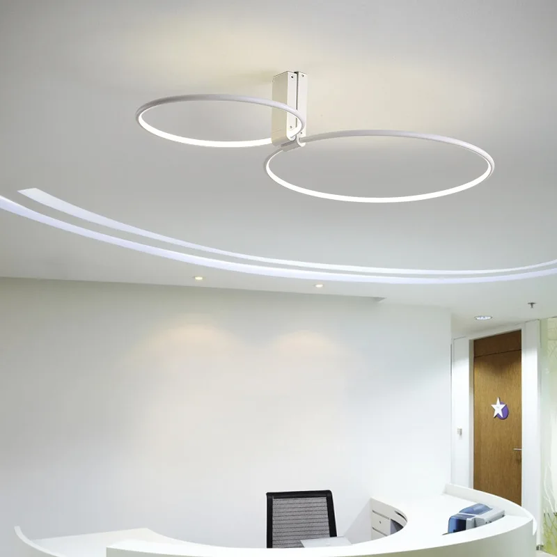 

Nordic modern simple round led ceiling lamp light bedroom Iron hanginglamp restaruant living lamp lighting fixtures luminaire