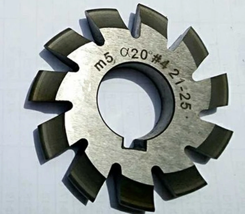 1Pc Sold separately Module 5 PA20 Bore32 1#2#3#4#5#6#7#8# Involute Gear Cutters M5