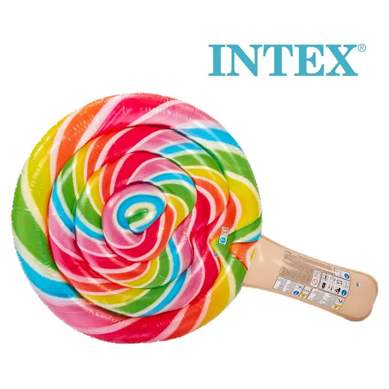INTEX LOLLIPOP FLOAT Tumbona Flotante. Colchoneta adultos, piscina, agua, playa.