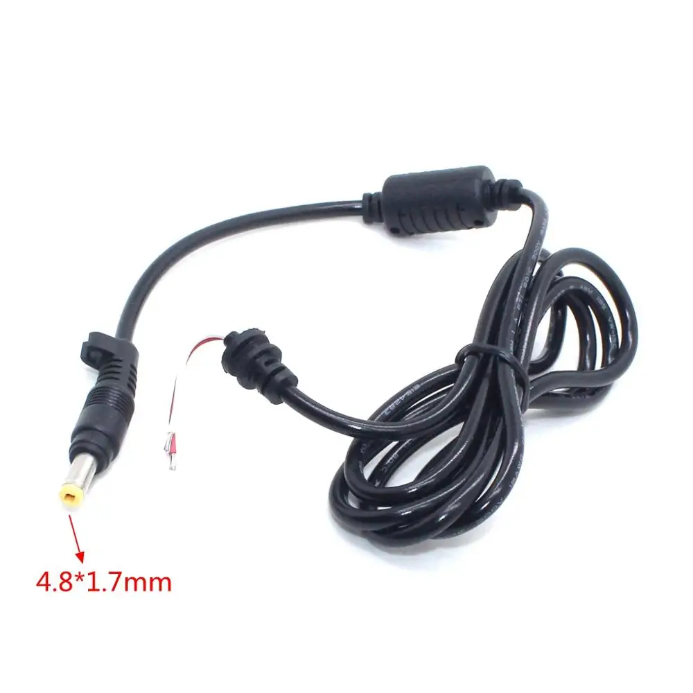 4.8*1.7mm 4.8x1.7mm DC Power Charger Plug Cable Connector for Hp 510 530 550 620 625 Compaq Presario C300 C500 Laptop