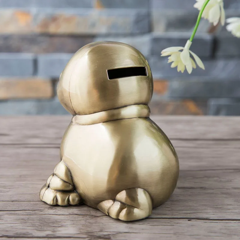 Creative Sea Lion Money Box Cute Kids Saving Tank Children Piggy Bank Christmas Birthday Gift Metal crafts
