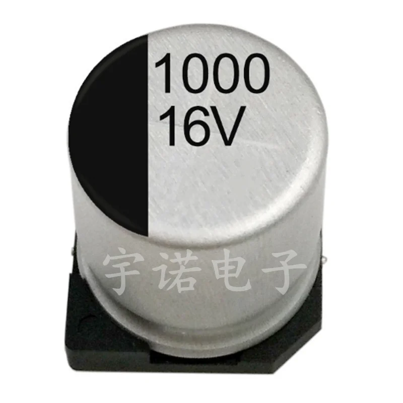 10 Chiếc 16v1000uf Điện Phân Tụ Điện 10*10Mm SMD Nhôm Điện Phân TỤ HÓA 1000Uf 16V Kích Thước: 10X10.5(MM)