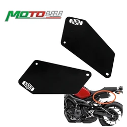 For YAMAHA XSR900 SXR 900 2PCS Rear Side Number plate Stainless steel Number Plates Cover Sand coating Left&Right Decorative