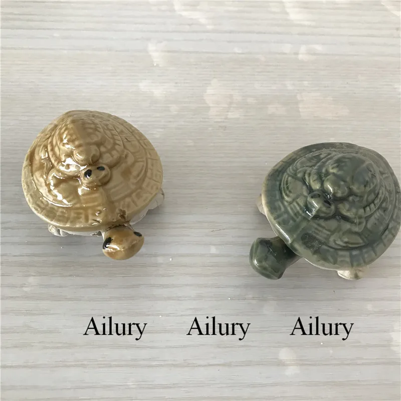 10pcs,Shaking Head Ceramic Little Turtle,Cute Carrying Baby,Mother’s Day Children’s Gift,Garden Decoration,Creative Crafts