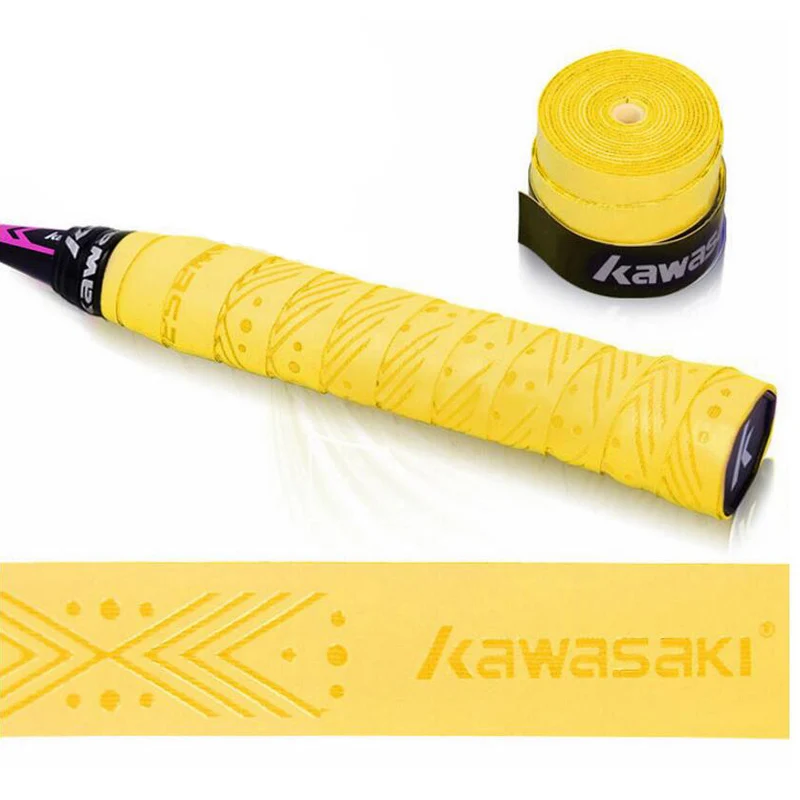 60pcs/lot Kawasaki Brand Badminton Over Grip Tape Tennis Racket Grips Anti-slip Breathable Sweat Band Sweatband X5