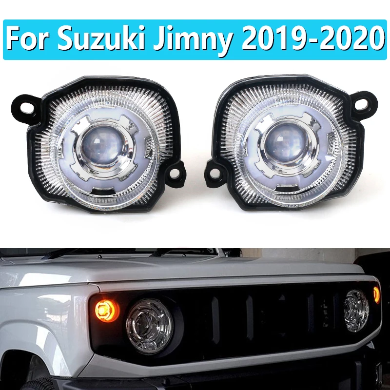 

1Pair For Suzuki Jimny JB64/JB74 2019-2020 White + Yellow LED Turn Signal Lights