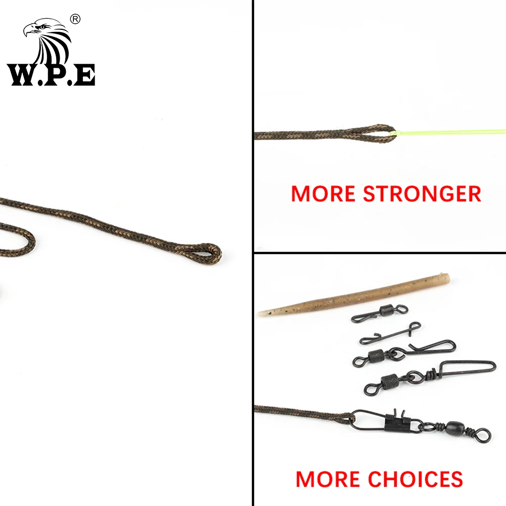 W.P.E Carp sprzęt wędkarski włosy 1 sztuk 85g/98g/116g ołów rdzeń linii europa CarpFish Hook Fishing Group ostry hak wędkarskiego 1 sztuk
