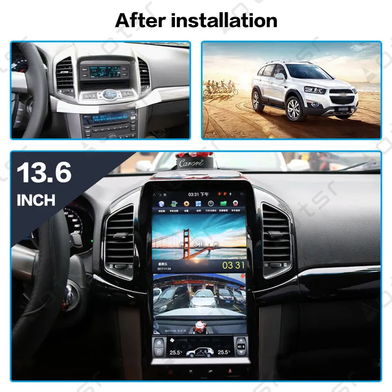 Android Radio Car Multimedia Player Stereo For Chevrolet Captiva Tape Recorder 2013 2014 2015 2016 2017 GPS Navi Video Head Unit