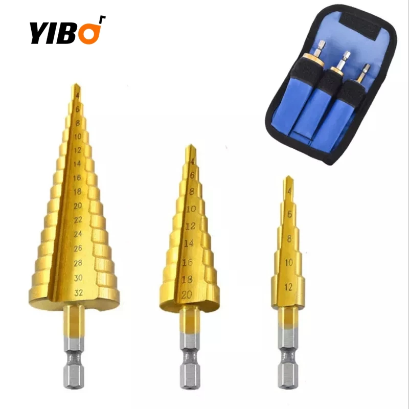4〜12mm,4〜20mm,4〜32mm,チタン,ビットセット穴,大型hss 4241,鋼,コーンドリル
