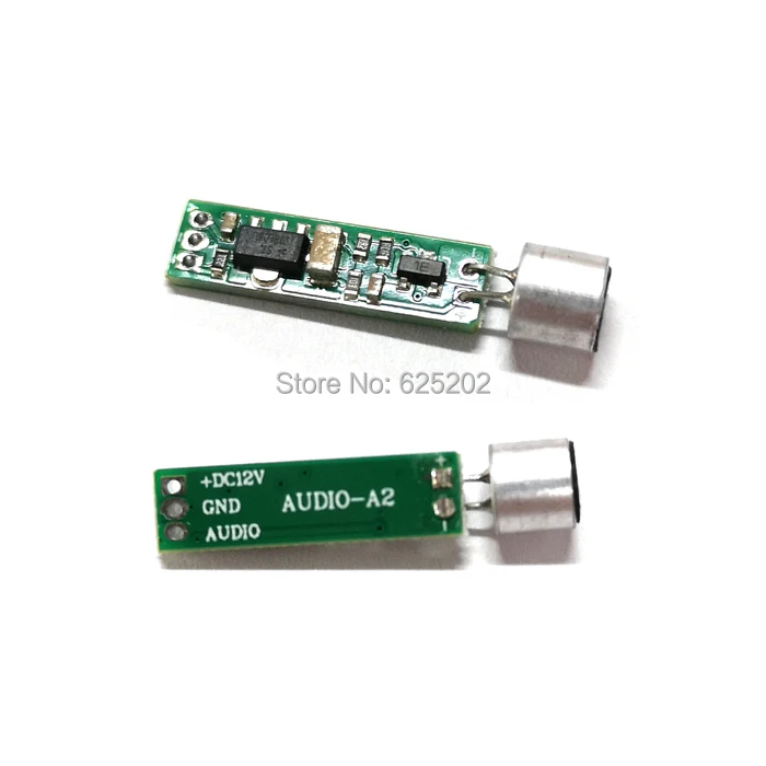 Mini Microfoon Hoofd Lassen Plaat Voor Cctv Camera