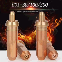 5pcs/set Welding Tips Welding Nozzles for G01-30100/300 Acetylene Oxygen Cutting Welding Oxy-acetylene Oxy-propane