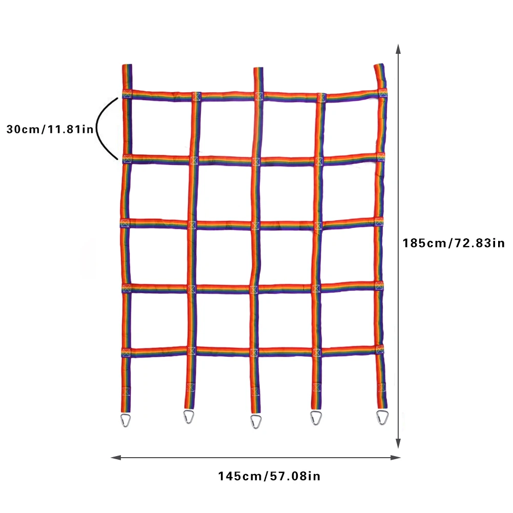 Rete da arrampicata all'aperto parco giochi per bambini rete da trasporto-altalena rete da arrampicata-bambini rete da arrampicata sport giocattoli educativi regalo per bambini