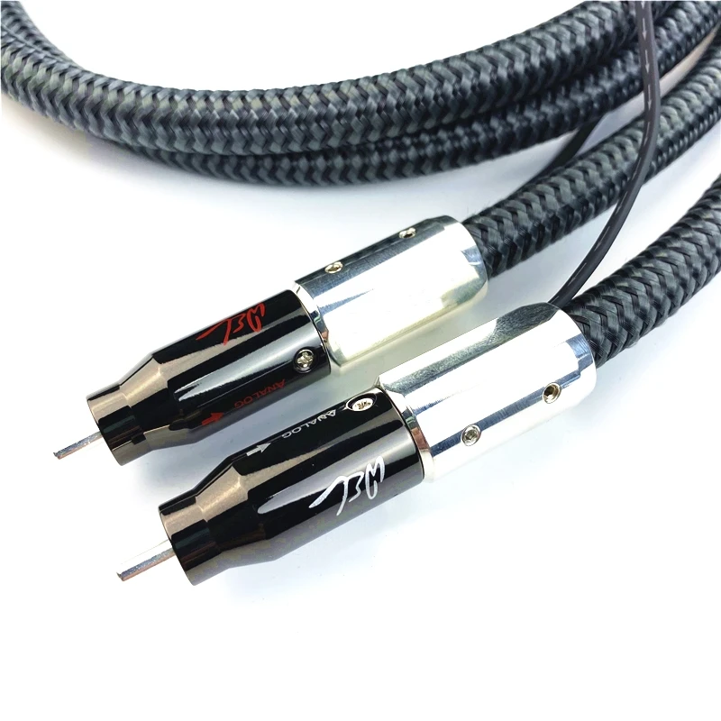 Audiophile WEL Chữ Ký Cáp RCA 72V DBS PSS Bề Mặt Bạc Âm Thanh HiFi Dòng