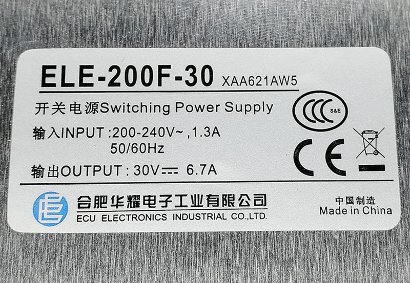 Control Cabinet Switching Power Supply ELE-200F-30 XAA621AW5 Elevator Parts Lift Accessories